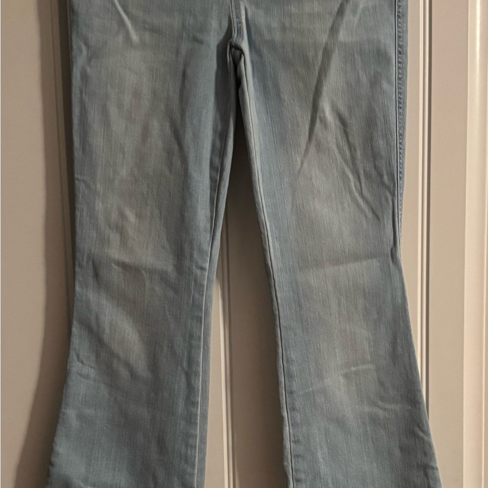 Spanx Flare Denim Leggings- small petite